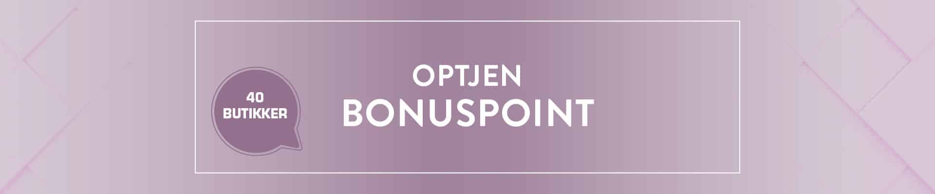 Optjen bonuspoints